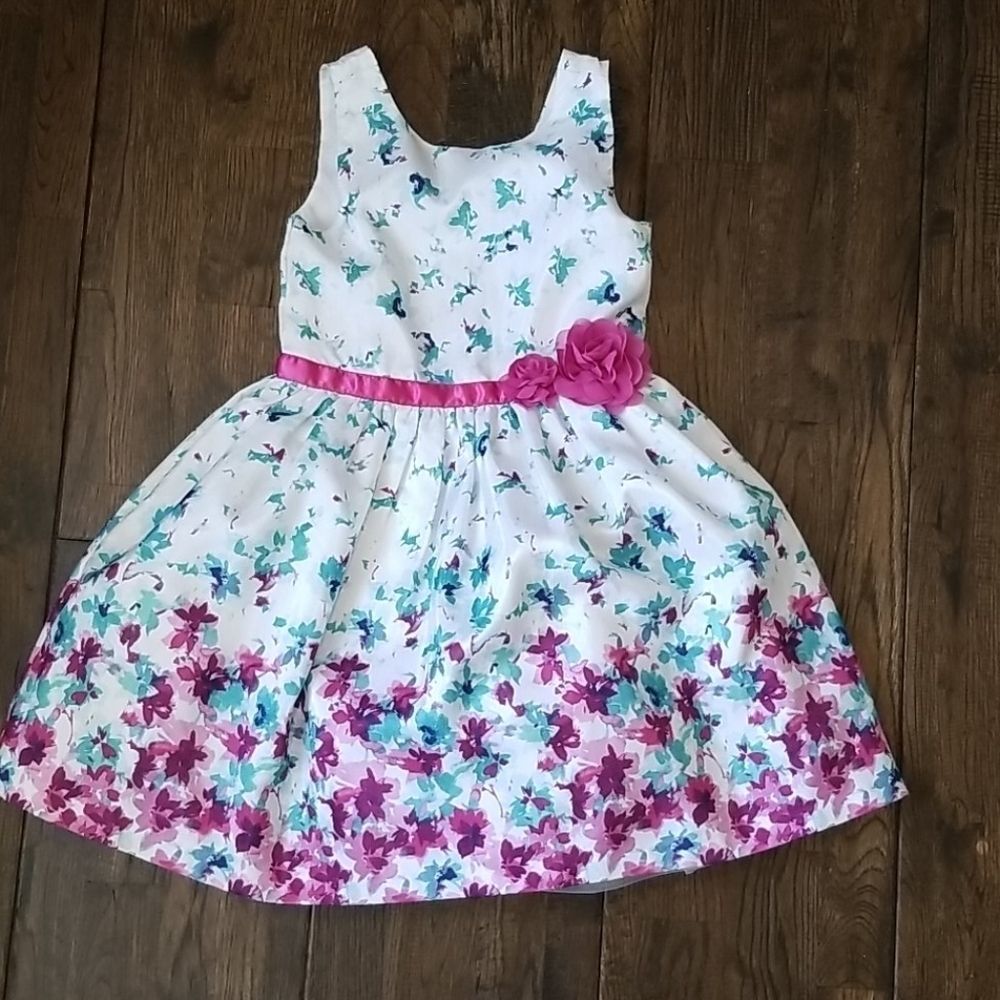 Girls Spring Dress Size 4 - Picture 1 of 5